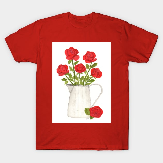 Roses are Red :-) T-Shirt by SunnyPainter